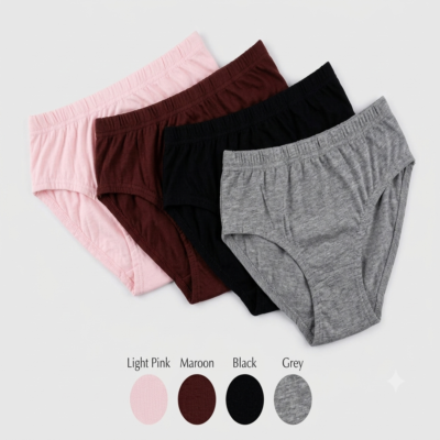Budget Period & Travel Cotton Panties – Soft  Comfort Briefs